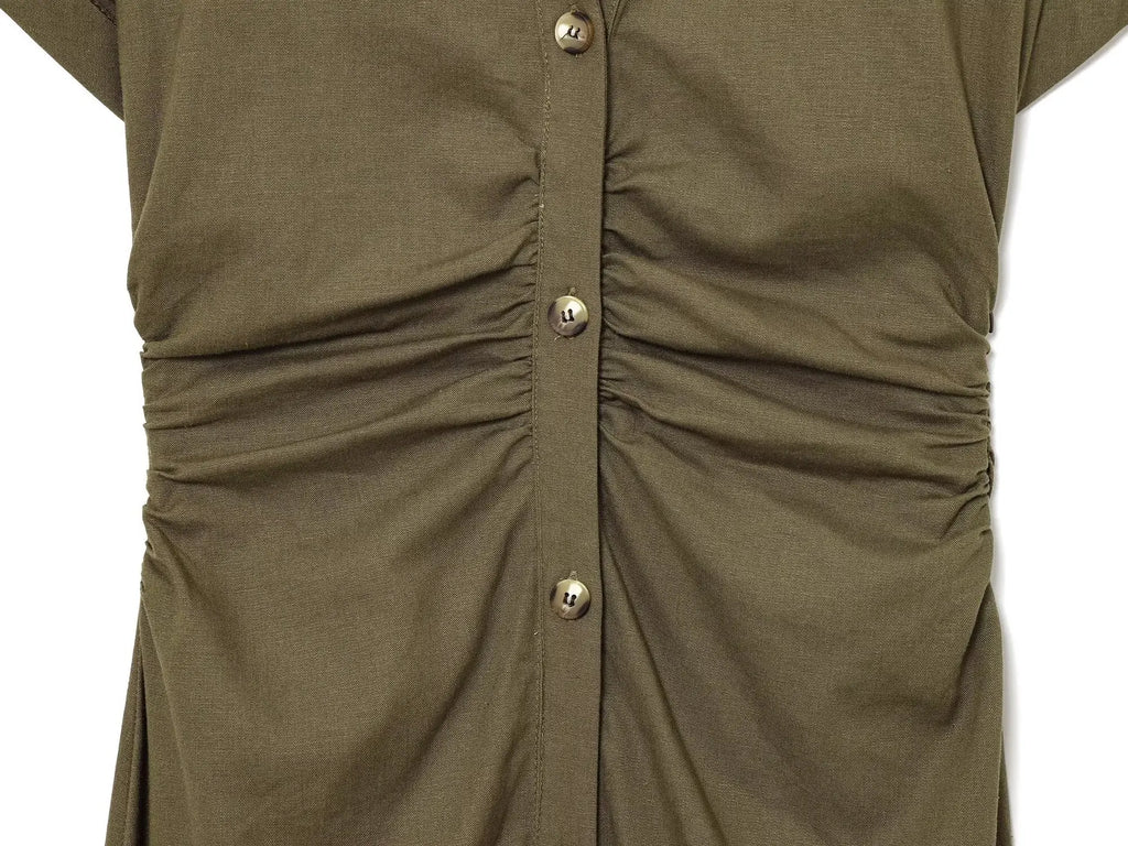 Alya's Army Green  Dress