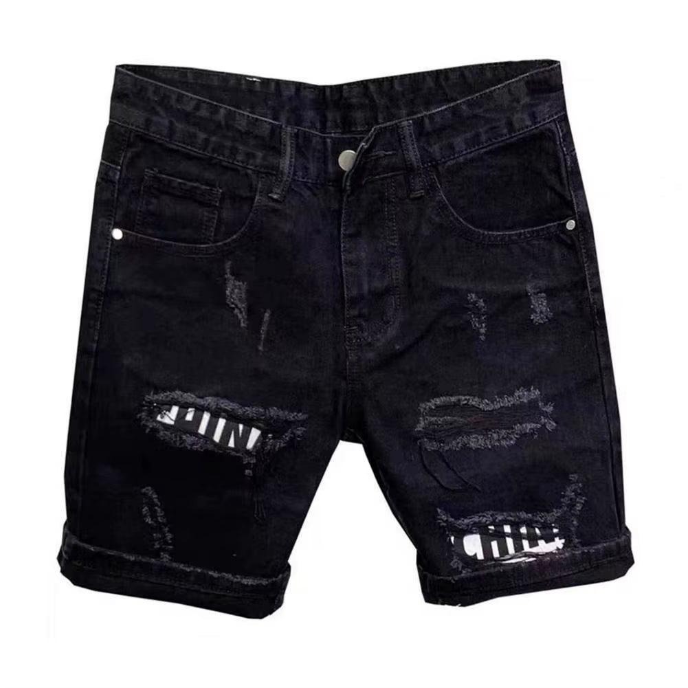 Tate's Ripped  Denim Shorts