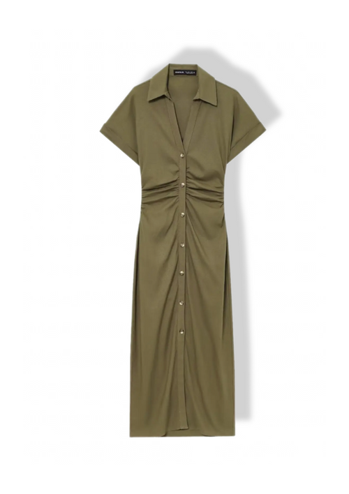 Alya's Army Green  Dress