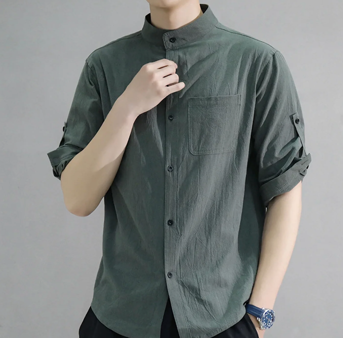 Maxim's Army Green  Shirt