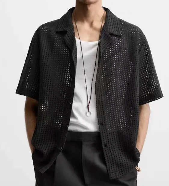 Hugo's Black Shirt