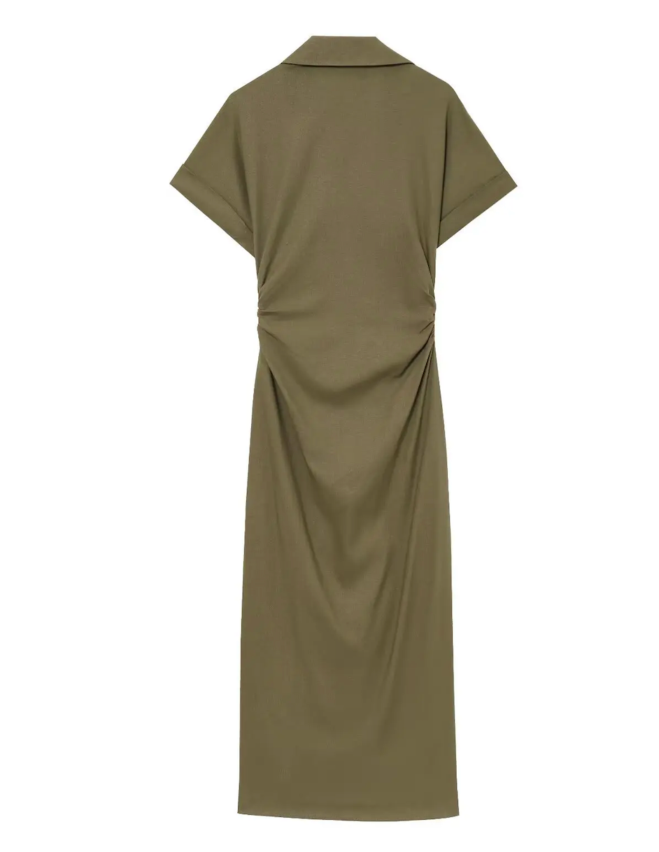 Alya's Army Green  Dress